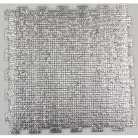 ユーザー ほかほかジョイントマット 防ダニ 1畳 30×30×厚み0.8cm シルバー U-Q492 1セット(18枚入)（直送品）