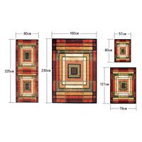 United Weavers UW25029H アンビエンス テラコッタハースラグ 1枚（直送品）