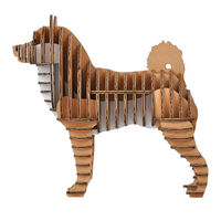 hacomo 柴犬 パズル 犬 紙製 GRIDシリーズ 立体パズル 組立 342560 1個（直送品）