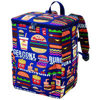 スケーター リュック 子供 保冷リュック バーガーコンクス ミックス BURGER CONX スクエア型 がま口 353563 1個（直送品）