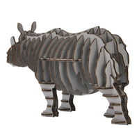 hacomo 工作キット ダンボール製 GRID サイ グレー 377409 1個（直送品）