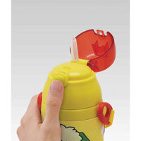 スケーター 水筒 ステンレス ストロー 3Dワンプッシュストローボトル いないいないばあっ! 380ml 子供 323191 1個（直送品）