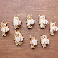 ヤマト工芸 コードクリップ スコティッシュフォールド 340852 1個（直送品）