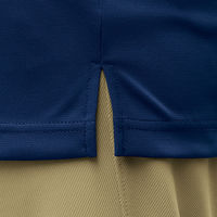 明石スクールユニフォームカンパニー ボタンダウンシャツ ブルー杢×ネイビー L UZL3202-4-L 1枚（直送品）