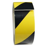 セーフラン安全用品 クッショントラテープR 幅60mm×3m 黄黒 【1ケース40巻】 12066R-C 1箱(40巻入)（直送品）