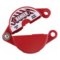 セーフラン安全用品 ゲートバルブロックアウトデバイス φ165~254mm 赤 37003-1 1個（直送品）