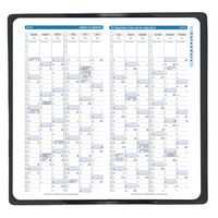 ２０２３年度４月始まりダイアリー クオバディス ビソプラン４　アンパラ 見開き１ヶ月ブロック ブルー 1冊（直送品）