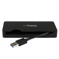 ドッキングステーション USB-A接続 HDMI VGA LANポート搭載 ケーブル収納 USB3SMDOCKHV 1個