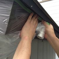 【マスカー】 ハンディ・クラウン 多用途養生マスカー 550mm×20m 1巻　ペイント　塗装　保護　塗料　シート