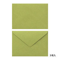 デザインフィル 封筒 しあわせをはこぶ手紙 道の草花柄 20542006 1セット(3冊)