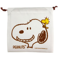アルファ スヌーピー顔柄ミニ巾着袋 (25個入) TYS1A025 1セット（直送品）