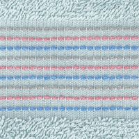 林 フェイスタオル オーガニックコットン 2枚セット ブルー(青 FL605601 1セット(2枚入)