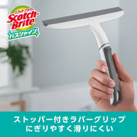 スリーエム(3M) スコッチブライト バスシャイン 水切りスキージー お風呂掃除 浴槽の壁 床 天井の水切り B-SQP (1個入)