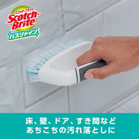 スリーエム(3M) スコッチブライト バスシャイン コンパクトブラシ お風呂掃除 抗菌 床 壁 すきま B-492J  (1個入)