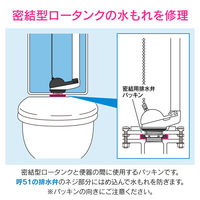 カクダイ GA-NG028 密結排水弁パッキン 呼51 1個（直送品）