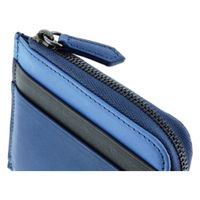 SILVANO BIAGINI シルヴァノ・ビアジーニ 牛革 ミニ財布 ブルー 7848075 1個（直送品）