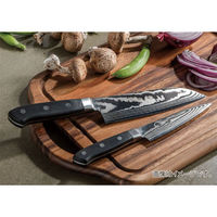 パール金属 包丁 三徳 ダマスカス 33層 木柄 165mm FN-105 シェフズスティーレ グレース 4582681001058 1個（直送品）