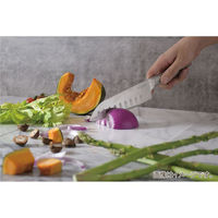 包丁 三徳 オールステンレス 割込 165mm 食洗機対応 FN-112 シェフズスティーレ クリエイション 4582681001126 1個