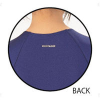 FOOTMARK（フットマーク） 半袖セパレート レディース 上着のみ M ブルー 101536 1枚（直送品）