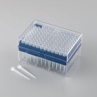 アズワン アイビスピペットチップ(ボックス) 1~200μL 96本×10箱 エッペンドルフタイプ I-596C 1ケース(960本)（直送品）