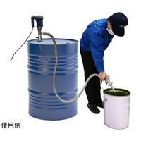 アクアシステム 電動式SUS製ケミカルドラムポンプ(ノズル付) CHD1-20SUSN 1台 64-8891-30（直送品）