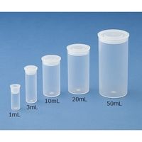 アズワン プッシュバイアルSCC 100mL 10本×5袋入 PV-100 SCC 1パック(50本) 10-1910-55-77（直送品）