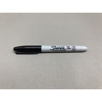 伸和 Sharpie滅菌ラボマーカー 黒 キャップ式 4本入 4-4699-01 1袋(4本)（直送品）