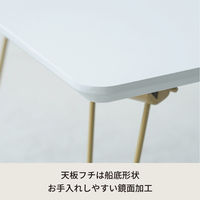 永井興産 ニーナ 幅45 折りたたみテーブル グレー NK-745GY-10 1セット(10台入)（直送品）