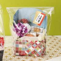 ヘッズ イージーフラワー和風ペーパートレイ-M/七宝(10枚) ESF-WASM 1セット(5パック×10枚)（直送品）