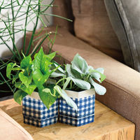 ヘッズ ハンドメイドプリントフラワーポット-18(2個) HNP-FPO18 1セット(4パック×2個)（直送品）