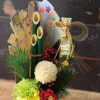 ヘッズ 水引フラワーピック-9/淡青(10本) MH-FP9 1セット(5パック×10本)（直送品）