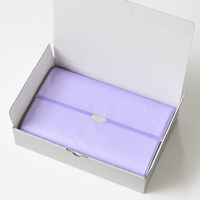 ヘッズ ラッピングカラーペーパー-パープル(200枚) WP-PL 1セット(10パック×200枚)（直送品）