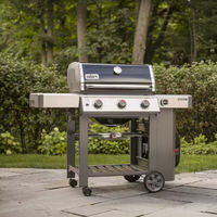 Weber 61011108 ジェネシス II E-310 ガスグリル GBS LP 黒 00119611　1セット（直送品）