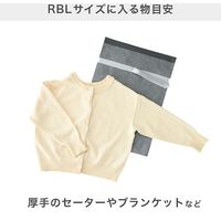 ヘッズ 2重不織布リボン付バッグ-L/クリーム DFC-RBL 1組(10枚)