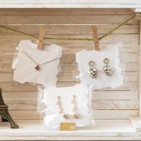 ヘッズ ジュエリー台紙/リーフ-1 JW-D1 1パック(30枚)