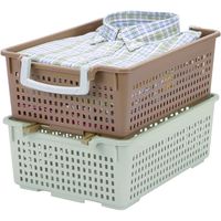 伊勢藤 フリーバスケット L ベージュ 4950672658817 1個