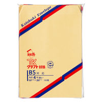 寿堂 クラフト封筒100枚入 角4 00943 1パック