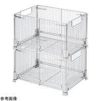 アズワン 折りたたみステンレスバスケット 450×300×216mm OB-2 1個 4-3905-02（直送品）