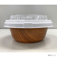 どんぶり容器　TNパイン17浅 栓木本体　600枚(50枚×12) 0250617021745　シーピー化成（直送品）