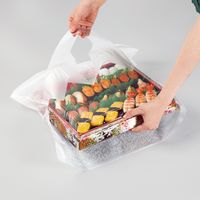 持ち帰り袋 ステイブルバッグ かすみ草 No.60 1000枚(100枚×10) 0483060（直送品）