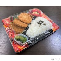 弁当容器　BF恵味8-1 短冊赤B本体(N)　600枚(50枚×12) 074580801A145　シーピー化成（直送品）