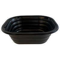 タカギ産業 どんぶり容器 TSR-136 黒 本体 1000枚(50枚×20) 2004683 1ケース(1000枚入(50枚×20袋))（直送品）