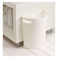 伊勢藤 ゴミ箱 壁掛けダストボックス 9L ホワイト 222585 1個