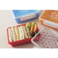 竹中 お弁当箱 長角弁当箱 1段 タイトランチ クコ 500ml レッド 274371 1個（直送品）