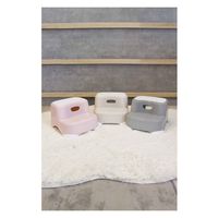 錦化成 踏み台 ビーンズ・ステップ 2段 滑り止め 耐荷重 100キロ ベージュ 379858 1個