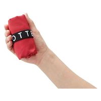 トレードワークス エコバッグ 折り畳み リサイクル素材 MOTTERU モッテル リサイクルフラットバッグ レッド 333407 1個（直送品）