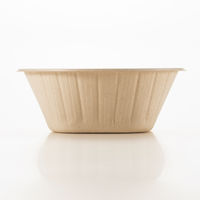 弁当容器 KBボウル165-750 ナチュラル 600枚(50枚×12) 54738 1ケース(600枚入(50枚×12袋))（直送品）