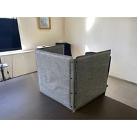 簡易型 抗ウィルス加工 吸音パーテーション（天井なし） VB-AB1　1個 積水樹脂（直送品）