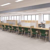 【組立設置込】コクヨ プロッティ 肘付 黒脚 パーシアンレッド×ディープグリーン K17-B02CZ-Q6AG1 1脚（直送品）