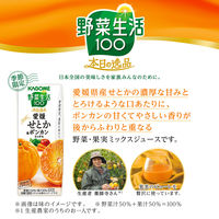 カゴメ 野菜生活100 本日の逸品 愛媛せとか＆ポンカンミックス 195ml 1箱（24本入）